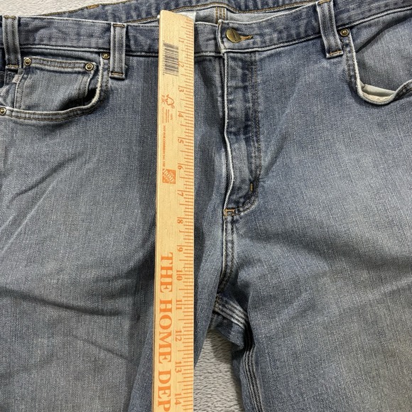 Carhartt Jeans Men's 40 x 32 Workwear Relaxed Fit High Rise Distressed Y2K Blue - Picture 8 of 11
